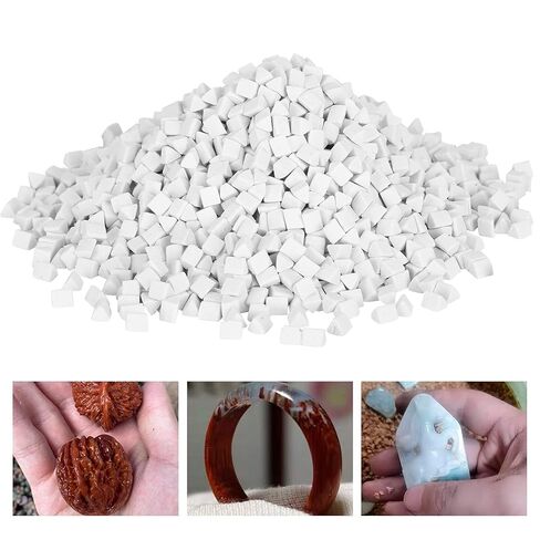 تلميع المواد الكاشطة، حبيبات سيراميك بهلوان الصخور، وسائط سيراميك مثلثة لسقوط الصخور 4 مم 500 جم in Kuwait