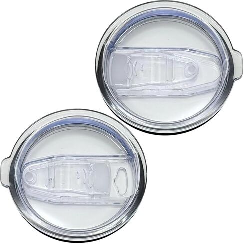 قطعتان من أغطية الأكواب سعة 20 أونصة و30 أونصة لكوب القهوة، قابلة لإعادة الاستخدام، تصميم مانع للتسرب، أغطية بديلة من السيليكون المنزلقة مقاومة للرذاذ in Kuwait