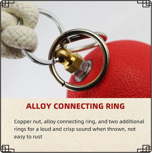 كرة تمرين بمطرقة نيزك حبل مطاطية مطرقة نيزك صينية كونغفو معدات ناعمة تقليدية، كرة تمرين مطاطية لرمي الوزن بحبل ناعم in Kuwait