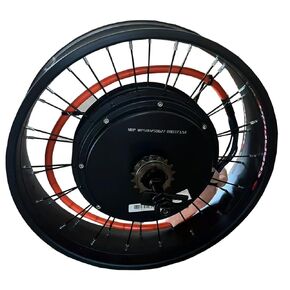 USA Warehouse ! QS 205 170mm Dropout 5000W Fat Motorwheel with Spokes,20 * 4.0 100mm Fat Width Rim with 3T /3.5T/4T/5T QS 5000W Fat motorwheel with Single Freewheel (3T ; 20 * 4.0) in Kuwait