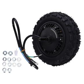 11 بوصة محور عجلات المحرك فرش عالية الطاقة 2000 واط 5000 واط المزدوج قاعة الاستشعار IPX6 ل دراجة نارية كهربائية سكوتر in Kuwait