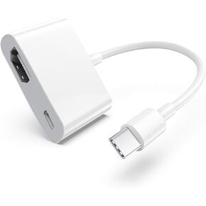 USB C to HDMI Adapter 4K@60Hz, Apple MFi Certified USB Type-C Digital AV HDMI Female Converter for Apple iPhone 15 Pro/Max, MacBook Pro/Air, iPad Pro, iMac, Galaxy S23, Surface, XPS and More (Grey) in Kuwait