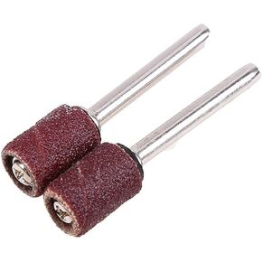 100pcs 320 Grit Drum Sanding Bands Sleeves with 2 Mandrels for Rotary Tools Wood Polishing in Kuwait
