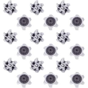 Shoe Spikes, Soft Rubber Replacement Studs, Cleats Pins 18 Pcs Silver for Hiking Soccer Running Outdoor Sports Activities in Kuwait