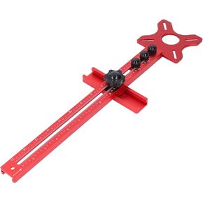 Router Milling Groove Bracket Versatile Detachable Woodworking Tool for Milling, Circular Groove Cutting 445mm Total Length for Woodworking Enthusiasts in Kuwait