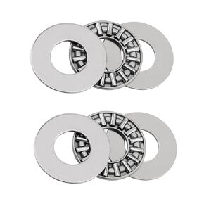 2 Sets AXK1226 2AS Thrust Needle Roller Bearings with Washers 12mm Bore 26mm OD 4mm Width in Kuwait