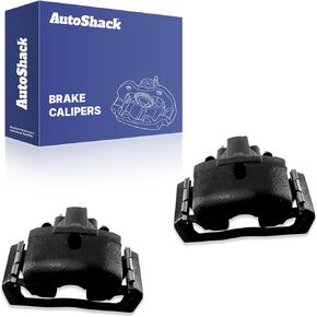 AutoShack Rear Red Brake Calipers Set of 2 Assembly with Bracket Replacement for 2002-2018 Ram 1500 2004-2009 Dodge Durango 2007-2009 Chrysler Aspen 4WD RWD Driver and Passenger Side BCR2718PR in Saudi Arabia