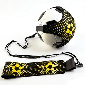 Soccer Volleyball Rugby Trainer Net, Solo Juggling & Ball Control Practice Aid, Adjustable Waist Strap for Youth & Adults in Saudi Arabia