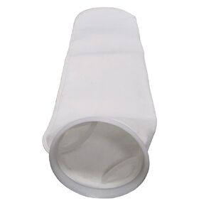 (10 Pack) #2 Size 50 Micron Liquid Filter Bags, Polyester Felt with Polypropylene Ring - 7-1/16" x 32", High-Temperature Filtration for Water, Oil, and Chemical Applications, 4.4 Sq. Ft. Surface Area in Kuwait