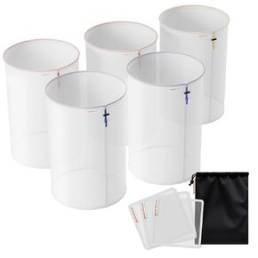 Spider Farmer 5-Pack All Mesh Filter Bags,5 Gallon Reusable Washable Mesh Bags with Filter Screen and Storage Pouch for Hydroponics,Gardening in Kuwait