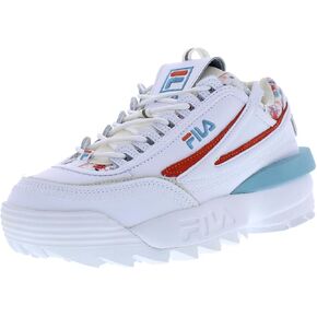 Fila Disruptor II Premium Womens Shoes Size 11, Color: White/White/White-White in Kuwait