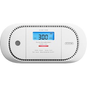 إنذار كاشف أول أكسيد الكربون من X-Sense مع شاشة LCD رقمية، كاشف إنذار ثاني أكسيد الكربون ببطارية قابلة للاستبدال مع ذاكرة قيمة الذروة، XC01-R in Kuwait