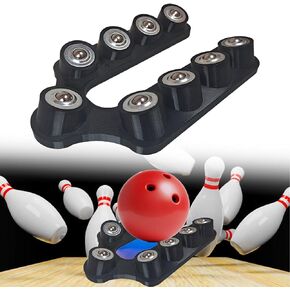 Bowling Ball Spinner, Bowling Cup Rotating Bowling Ball Cup Holder, Spare Balls Holder Spinner for Bowlings Sports Ball Display Stand Suitable for All Balls Types,Easy to Use in Kuwait