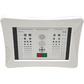 AMUREME Near Vision Eye Equipment Near Vision Chart with Led Light Far Vision Eye Test Chart in Kuwait