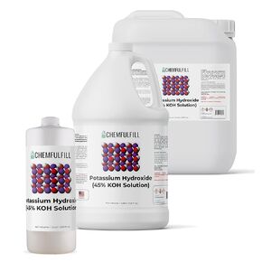 Chemfulfill Potassium Hydroxide 45% – (KOH 45%) (55-Gallon Drum) in Kuwait
