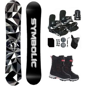 Symbolic Platinum Kids 2025 Snowboard & Bindings & Choice Boots Complete System Package Set in Saudi Arabia