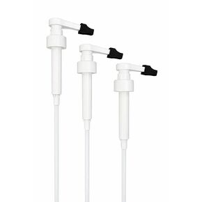 مضخة شراب القهوة هانديت - تناسب فقط زجاجات Monin GLASS سعة 750 مل (25.4 أونصة سائلة) - ليست للزجاجات البلاستيكية - 3 عبوات بأغطية سوداء - 1/4 أونصة لكل مضخة - خالية من مادة BPA in Kuwait