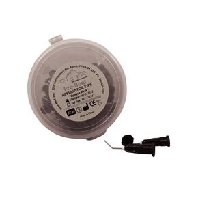 Vista Dental 315322 Pre-Bent Applicator Tips Luer Lock 22 Gauge Black 100/Pk in Kuwait