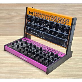 2 Tier Black Desktop Stand For Behringer Crave Edge Grind Spice Synthesizer in Kuwait