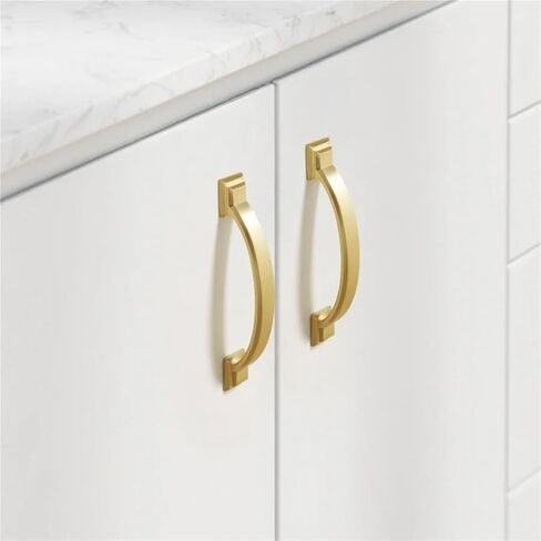 Cabinet Handles Solid Kitchen Closet Drawer Wardrobe Zinc Alloy Door Pulls for Furniture 1Pcs(Brushed-Silver-C128) in Kuwait