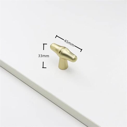 باب خزانة الملابس يسحب مقابض المطبخ لخزانات درج الأثاث الصلب الأجهزة 1 قطعة (نحاس ناعم) in Kuwait