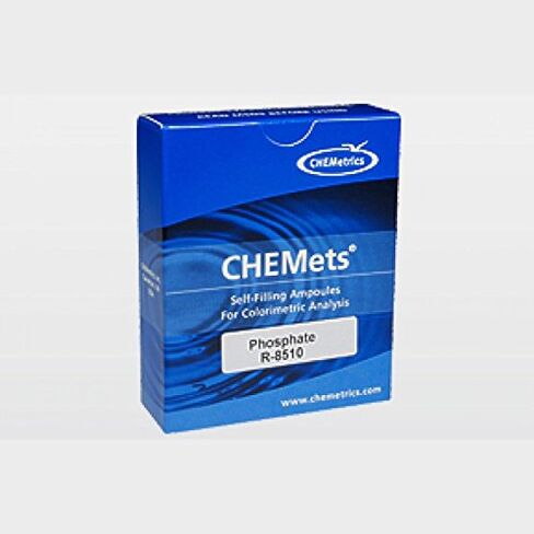 CHEMetrics R-8510 CHEMets Phosphate/Ortho Refill, Stannous Chloride, 30 Ampoules in Kuwait