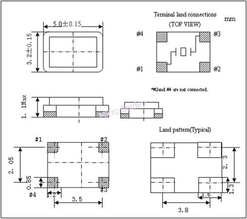 (5 قطعة) 27M 27MHZ 5032 4pin SMD مذبذب الكريستال السلبي الكوارتز الرنان 27Mhz 27.000mhz 5*3.2 مللي متر in Kuwait
