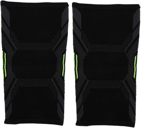 Outdoor Sports Elbow Pad, Nylon Knitted, Breathable Cubical Pressure Belt, 2 Pcs, S M - Wicking Comfort, Adjustable Support, Ideal for Tennis and Badminton in Saudi Arabia