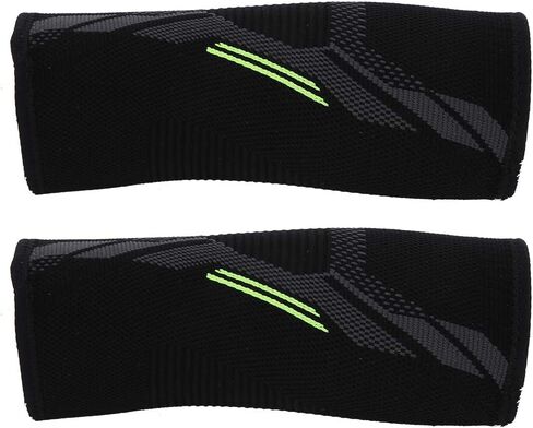 Outdoor Sports Elbow Pad, Nylon Knitted, Breathable Cubical Pressure Belt, 2 Pcs, S M - Wicking Comfort, Adjustable Support, Ideal for Tennis and Badminton in Saudi Arabia