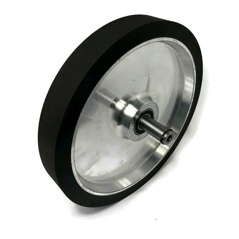 عجلة تلامس لمطحنة الحزام، 12 بوصة، سطح مطاطي أملس، تجويف 1/2 بوصة in Kuwait