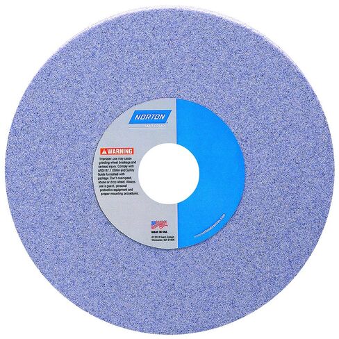 Norton 32A60-IVBE Type 01 Vitrified Straight Toolroom Grinding Wheel, Aluminum Oxide, 7" Diameter x 1/4" Width, 1-1/4" Arbor, 60 Grit, Grade I, Purple (Pack of 1) in Saudi Arabia