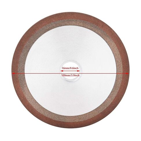 100mm Resin Grinding Wheel, Wear Resistant High Hardness Long Service Life, Carbide Grinder Disc, Professional Industrial Grade for Metal Cutting Woodworking Automotive Repair DIY in Saudi Arabia