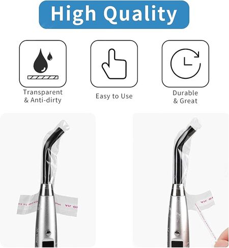 200pcs/Box Disposable Light Curing Head Protective Cover Light Guide Light Stick Sleeve in Saudi Arabia