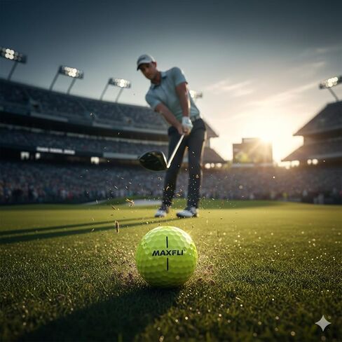كرات الجولف Maxfli StraightFli – أصفر لامع، 36 قطعة | كرات جولف ذات مسافة دوران منخفضة من أجل لقطات أكثر استقامة | ملمس ناعم، غطاء أيونومر متين | للمبتدئين ولاعبي الغولف الترفيهية in Kuwait