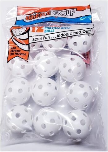 Wiffle Plastic Golf Ball-DZ (DZN) in Kuwait