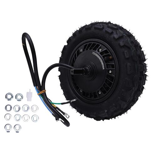 11 بوصة محور عجلات المحرك فرش عالية الطاقة 2000 واط 5000 واط المزدوج قاعة الاستشعار IPX6 ل دراجة نارية كهربائية سكوتر in Kuwait