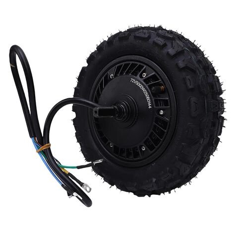 11 بوصة محور عجلات المحرك فرش عالية الطاقة 2000 واط 5000 واط المزدوج قاعة الاستشعار IPX6 ل دراجة نارية كهربائية سكوتر in Kuwait