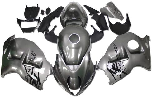 البلاستيك الكامل اللامع الأحمر اللامع ملاءمة لسوزوكي 1997-2007 GSXR 1300 Hayabusa Gen1 Injection ABS New Pheatmarket Body Bodyframe مجموعة مجموعة 1998 1999 2000 2001 2002 2004 2005 2006 in Kuwait