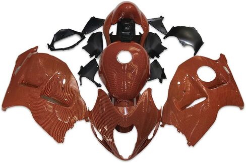 البلاستيك الكامل اللامع الأحمر اللامع ملاءمة لسوزوكي 1997-2007 GSXR 1300 Hayabusa Gen1 Injection ABS New Pheatmarket Body Bodyframe مجموعة مجموعة 1998 1999 2000 2001 2002 2004 2005 2006 in Kuwait