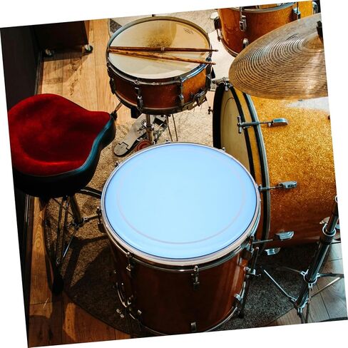Blue Double-layer Drum Head for Jazz Drum Oil Skin Polyester Film Cover for Instrument Accessory in Saudi Arabia