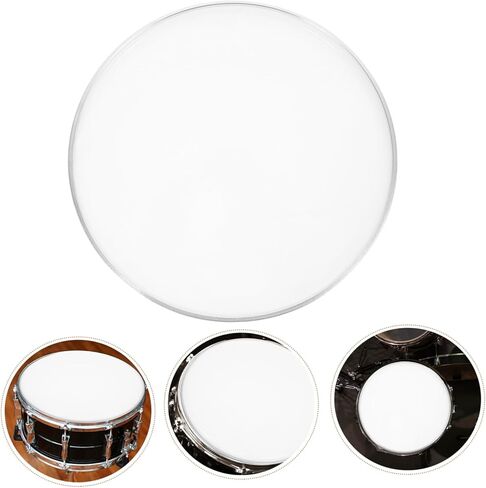 HANABASS Snare Drum استبدال الجلد المزدوج النفط طبل رئيس قرع ملحق لتحسين الصوت للطبول وعازفي الإيقاع يناسب معدات الطبل القياسية in Saudi Arabia