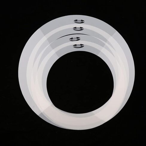 Drum Muffler Dampening Rings (1 Pack) - White PET Tone Control for 12'' 13'' 14'' 16'' Drums in Saudi Arabia