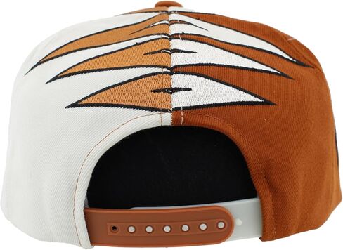ZHATS NCAA Officially Licensed Adjustable Snapback Hat Team Color Split in Saudi Arabia