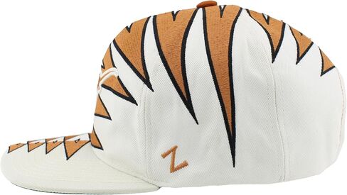 ZHATS NCAA Officially Licensed Adjustable Snapback Hat Team Color Split in Saudi Arabia