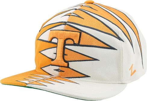 ZHATS NCAA Officially Licensed Adjustable Snapback Hat Team Color Split in Saudi Arabia