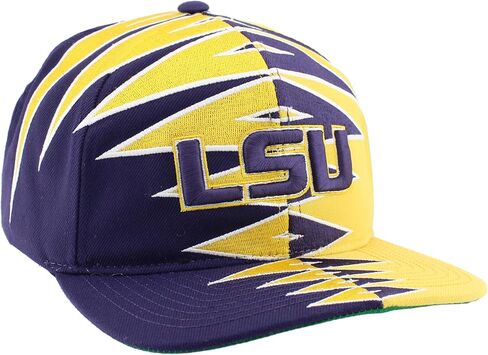 ZHATS NCAA Officially Licensed Adjustable Snapback Hat Team Color Split in Saudi Arabia