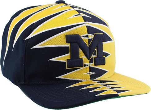 ZHATS NCAA Officially Licensed Adjustable Snapback Hat Team Color Split in Saudi Arabia