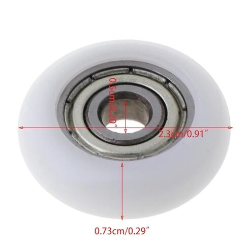 10 Pcs Nylon Plastic Pulley Furniture Drawer Roller Bearing Wheel Sliding Door Wheels Runner Hardware Smooth Operation in Saudi Arabia
