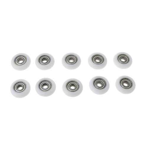 10 Pcs Nylon Plastic Pulley Furniture Drawer Roller Bearing Wheel Sliding Door Wheels Runner Hardware Smooth Operation in Saudi Arabia