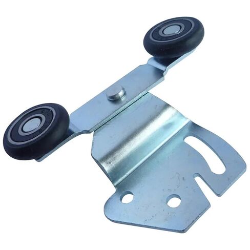 1 Set Solid Wood Sliding Door Pulley Rail Wheel Side Hanging Ming Wheel Double Wheel kit in Saudi Arabia